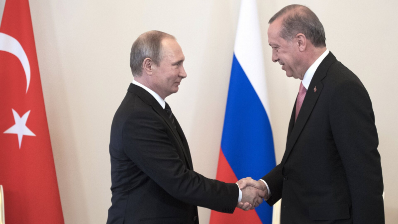 Путин и Эрдоган обсудили ситуацию на Украине и "Черноморскую инициативу"